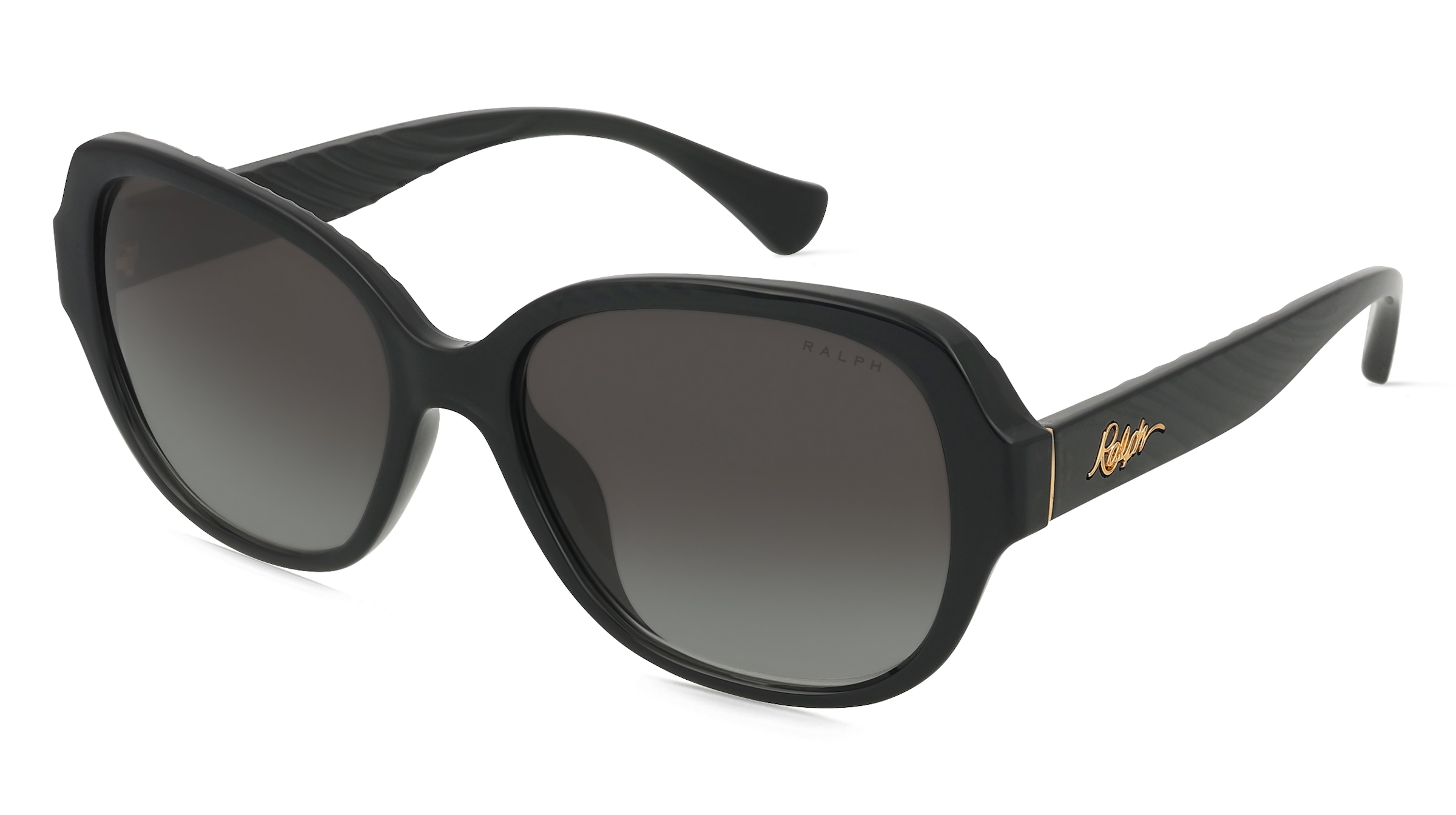 Ralph 0RA5316U Damen-Sonnenbrille Vollrand Rund Acetat Spritzguss-Gestell, schwarz
