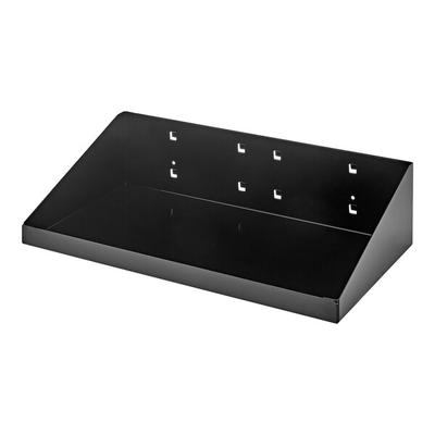 Triton Products LocHook 12" x 6" Black Steel Shelf