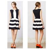 Anthropologie Dresses | Euc Anthropologie Eva Franco Size 4 Black And White Strata Dress | Color: Black/White | Size: 4