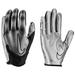 Nike Accessories | Nike Vapor Jet Metallic 7.0 Black/Metallic Silver Football Gloves Mens Size Xl | Color: Black/Silver | Size: Os
