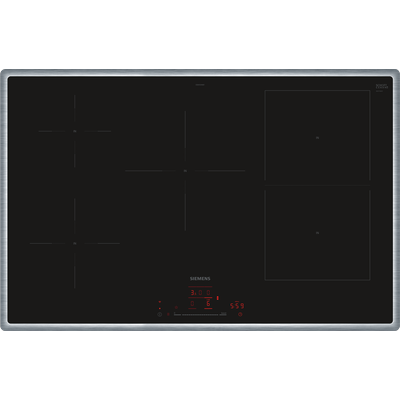 SIEMENS Induktions-Kochfeld "ED845HWB1E", schwarz, B:80,2cm H:5,5cm T:52,3cm, Kochfelder