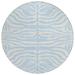 Blue 96 x 96 x 0.19 in Area Rug - Addison Rugs Chantille Area Rug Polyester | 96 H x 96 W x 0.19 D in | Wayfair ACN1042SK8RO
