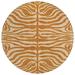 Orange 96 x 96 x 0.19 in Area Rug - Addison Rugs Chantille Area Rug Polyester | 96 H x 96 W x 0.19 D in | Wayfair ACN1042PK8RO