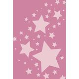 Pink 217 x 63 x 0.4 in Area Rug - Isabelle & Max™ Swett Area Rug w/ Non-Slip Backing Polyester/Cotton | 217 H x 63 W x 0.4 D in | Wayfair