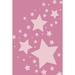 Pink 138 x 63 x 0.4 in Area Rug - Isabelle & Max™ Swett Area Rug w/ Non-Slip Backing Polyester/Cotton | 138 H x 63 W x 0.4 D in | Wayfair