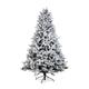 Albero di Natale innevato in PE + PVC + Flock 150 cm