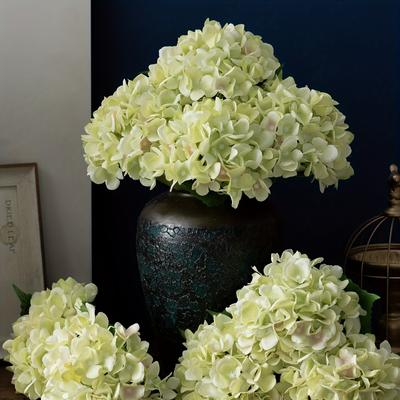 TEMU 5pcs Artificial Flowers, Artificial Hydrangea Flowers Wedding Bouquets, Faux Hydrangea Stems For Home Table Centerpieces Wedding Party Decor, Summer Decor