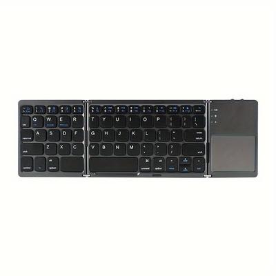 Wireless Mini 3 Folding Keyboard With Touchpad For Most Phones Tablets Devices With Wireless Link Function