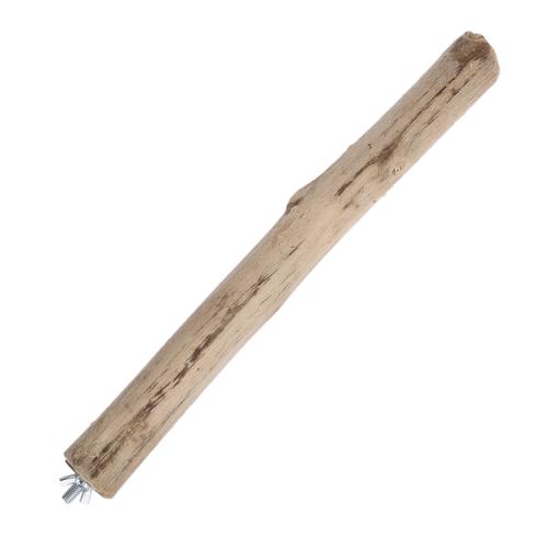 Perchoir en bois naturel TIAKI taille L 4-6 cm, 40 cm, accessoire pour cage à oiseaux