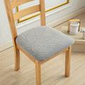 Coprisedili in jacquard a foglia grande resistenti all'acqua per sala da pranzo Coprisedile piccolo leggermente anti-schizzi Coprisedile antiscivolo elastico anti-graffio per gatti 1 pz