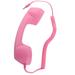 KAUU Cell Phone Handset USB C Radiation Proof Vintage Phone Handset with 3.5 Mm Socket for Smartphone Pink