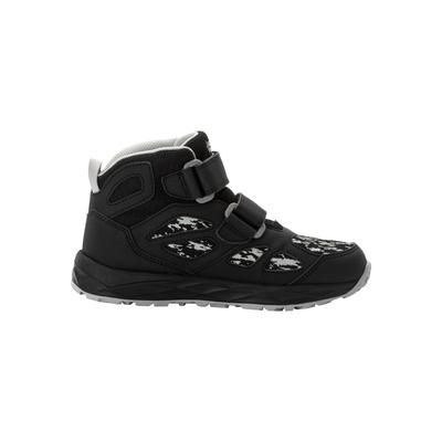 Sneaker JACK WOLFSKIN "WOODLAND 2 TEXAPORE MID VC K", Kinder, Gr. UK 11,5 - EU 30, Normalschaft, grau (phantom), Hauptmaterial: Synthetic ; ;Second Material: Textile; Futter: Texapore Core ;Sole: Rubber / EVA; 100% Rubber/ EVA, Schuhe Image