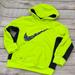 Nike Shirts & Tops | Boys Nike Neon Sweatshirt Hoodie | Color: Black/Green | Size: 4b