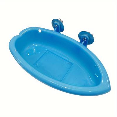 Easy-clean Bird Bath Tub - Durable Pp Material, Perfect For Cage Hanging & Small Birds