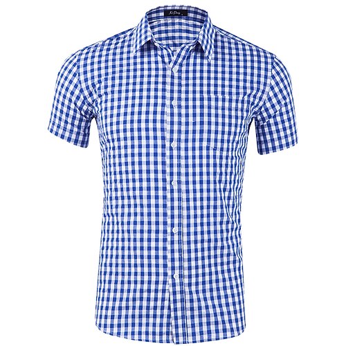 Oktoberfest Chemise Chemise vichy Bavarois Allemand Munich Prairies Homme Tissu de style traditionnel