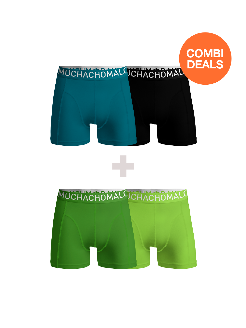 Muchachomalo Herren Boxershorts – 2+2 Stück – Herren Unterhosen Image
