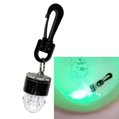 300 Hours Scuba Diving Water Activated Mini Safety LED Flash Light Clip-on Strobes in Water Gear