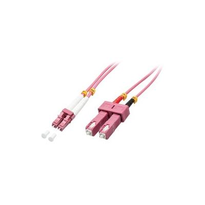 Lindy 46360 InfiniBand/Glasfaserkabel 1 m LC SC Pink