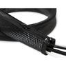 Link E20119 Guaina avvolgicavi Chiusura Zip mt 2 Diametro, Nero, 2 Meter Length x 50 mm Width