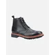 Men's Cotswold Mens Rissington Commando Lace Up Leather Dress Boot - Black - Size: 10