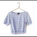 J. Crew Tops | J. Crew Striped Summer Top | Color: Blue | Size: Xs