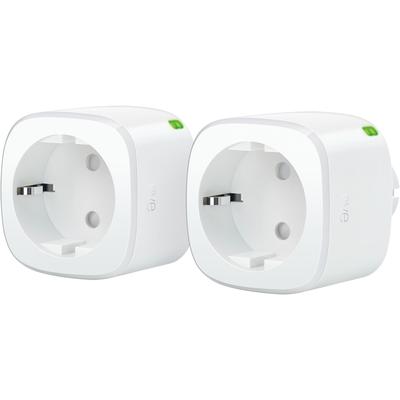 EVE Steckdose "Energy Smarte (Matter) 2er-Pack", weiß, B:5,5cm H:5,5cm T:7,9cm, Steckdosen Image