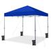 12x12 Pop Up Canopy Easy Set-up Tent, Portable Outdoor Canopy Instant Tent, Commercial Gazebo w/ Wheeled Carry Bag & 4 Sandbags