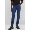 Regular-fit-Jeans BOSS ORANGE "Taber BC P", Herren, Gr. 30, Länge 34, blau (navy), Denim/Jeans, Obermaterial: 94% Baumwolle, 5% Polyester, 1% Elasthan, unifarben, casual, regular fit knöchellang, Jeans, mit Leder-Badge