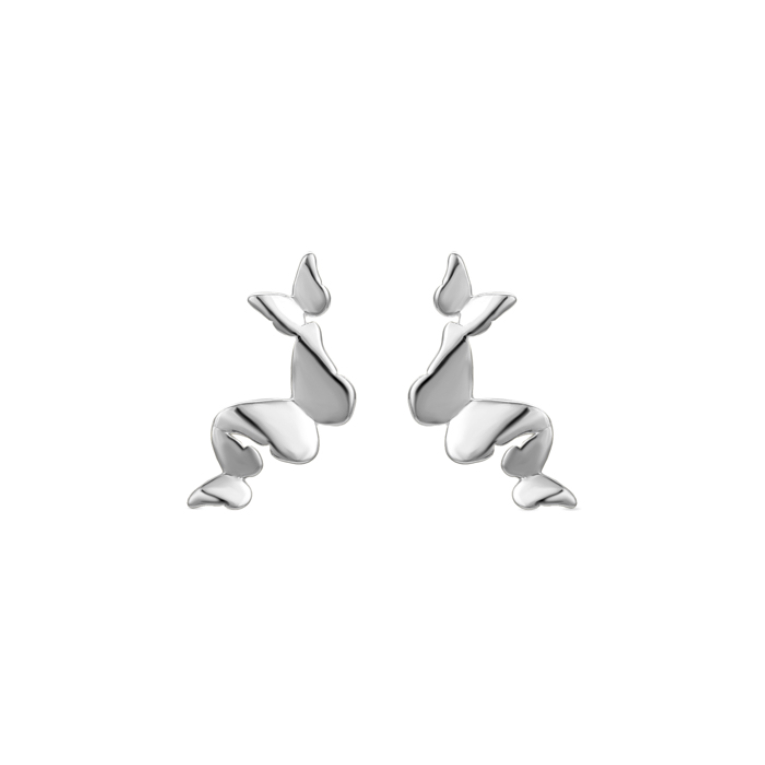 Luxenter 925 Sterling Silber rhodinierte Ohrringe - Vophia Image