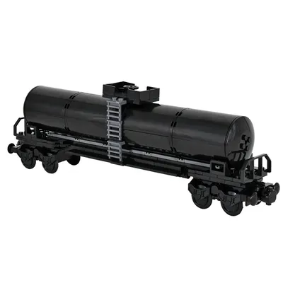 MOC City Creative Idea Train Base Boiler transport vehicle Carriage Building Block Bricks Kids DIY