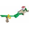 Hot Wheels - Mario Kart Pista Piranha con Personaggio Yoshi in Macchinina - Multicolor