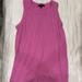 J. Crew Tops | J Crew Tank Top With Slit In Back | Color: Pink | Size: Xxs