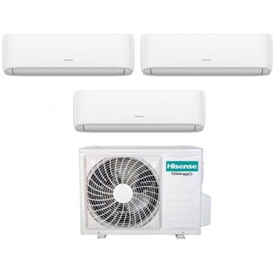 Hisense - Trial Split Inverter Klimagerät Serie hi-comfort 9+9+9 mit 3AMW52U4RJA R-32 Wi-Fi