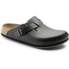 Birkenstock - Clog Boston Super Grip, Naturleder, schwarz, Weite normal, Größe 41