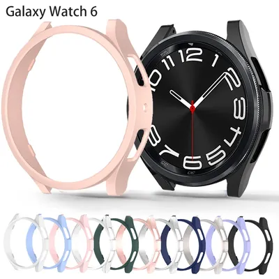 Protective Case for Samsung Galaxy Watch 6 40mm 44mm SmartWatch PC Protect Shell for Watch 6 Classic