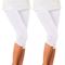 Damen Capri Leggings Gerafft Bauchkontrolle Po-Lifting Yoga Fitness Fitnesstraining Capri Leggings Unterteile 1 # 2 # 3 # Baumwolle Sport Sportkleidung Dehnbar