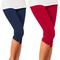 Damen Capri Leggings Gerafft Bauchkontrolle Po-Lifting Yoga Fitness Fitnesstraining Capri Leggings Unterteile 1 # 2 # 3 # Baumwolle Sport Sportkleidung Dehnbar
