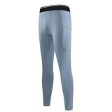 XASZHN Mans Pants Elastic Waist s Sports Tight Basketball And Football Training Leggings Running Fitness Pants Sky Blue XL