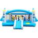Multifunctional Jump n Slide Inflatable Bouncer for Kids Complete Setup with Blower - 198 x 180 Play Area - 96 Tall