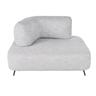 Eckelement für modulares Sofa, grau