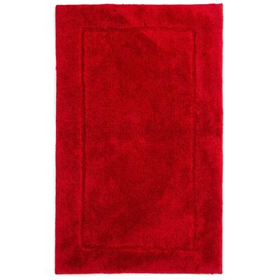 Badvorleger aus Acryl, 60 x 100 cm, rot