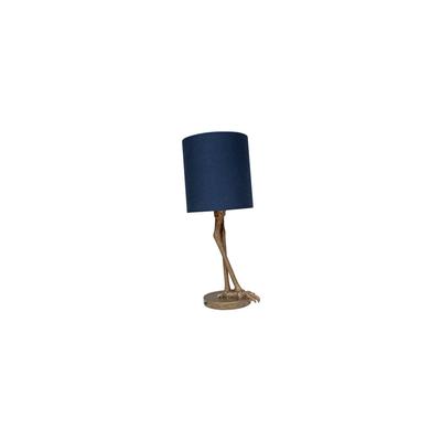 Tischlampe aus Metall, gold