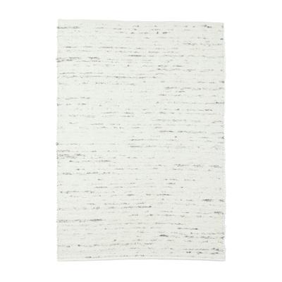 Teppich aus handgewebter Wolle - Naturgrau - 70x130 cm