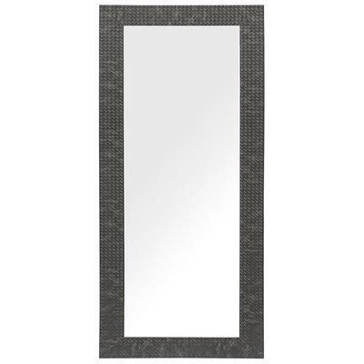 Wandspiegel Kunststoff schwarz 130x50