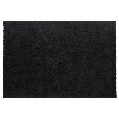 Teppich Stoff schwarz 200x140cm