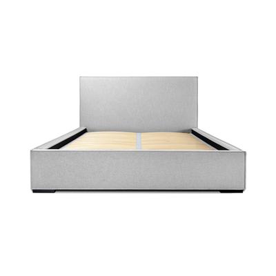 Modernes Bett aus massivem Kiefernholz und HDF-Platte 180x200 grau