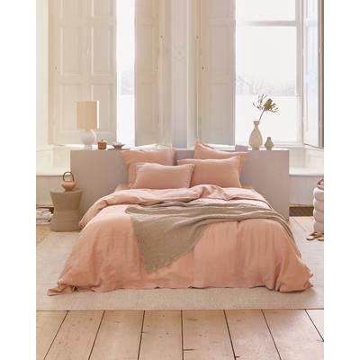 Bettbezug aus Leinen, Rosa, 160x220 cm