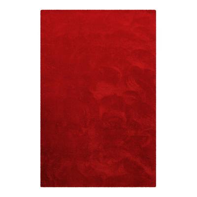 Hochflor-Teppich, weich und flauschig, rot 140x200