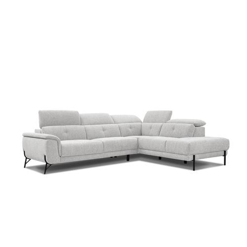 5-Sitzer Ecksofa in Stoff, hellbeige