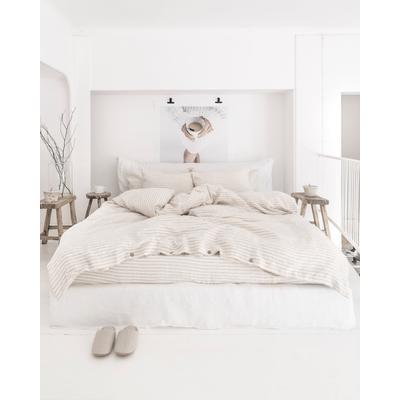 Bettbezug-Set aus Leinen, Mehrfarbig, 200x200 cm